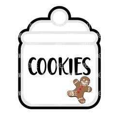 Alternative view of Cookie Jar 4 inch (lightweight acrylic)