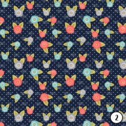 Coral Navy Floral (vinyl) - Image 3