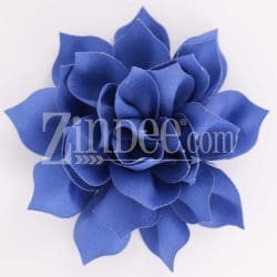 Cornflower Blue Fabric Flower (3.5")