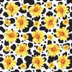 Cow Print n' Sunflowers (vinyl)