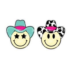 Alternative view of Cowboy Hat Circle 2 inch (lightweight acrylic) NO HOLE