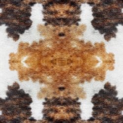 Cowhide Light Dark Brown (vinyl)