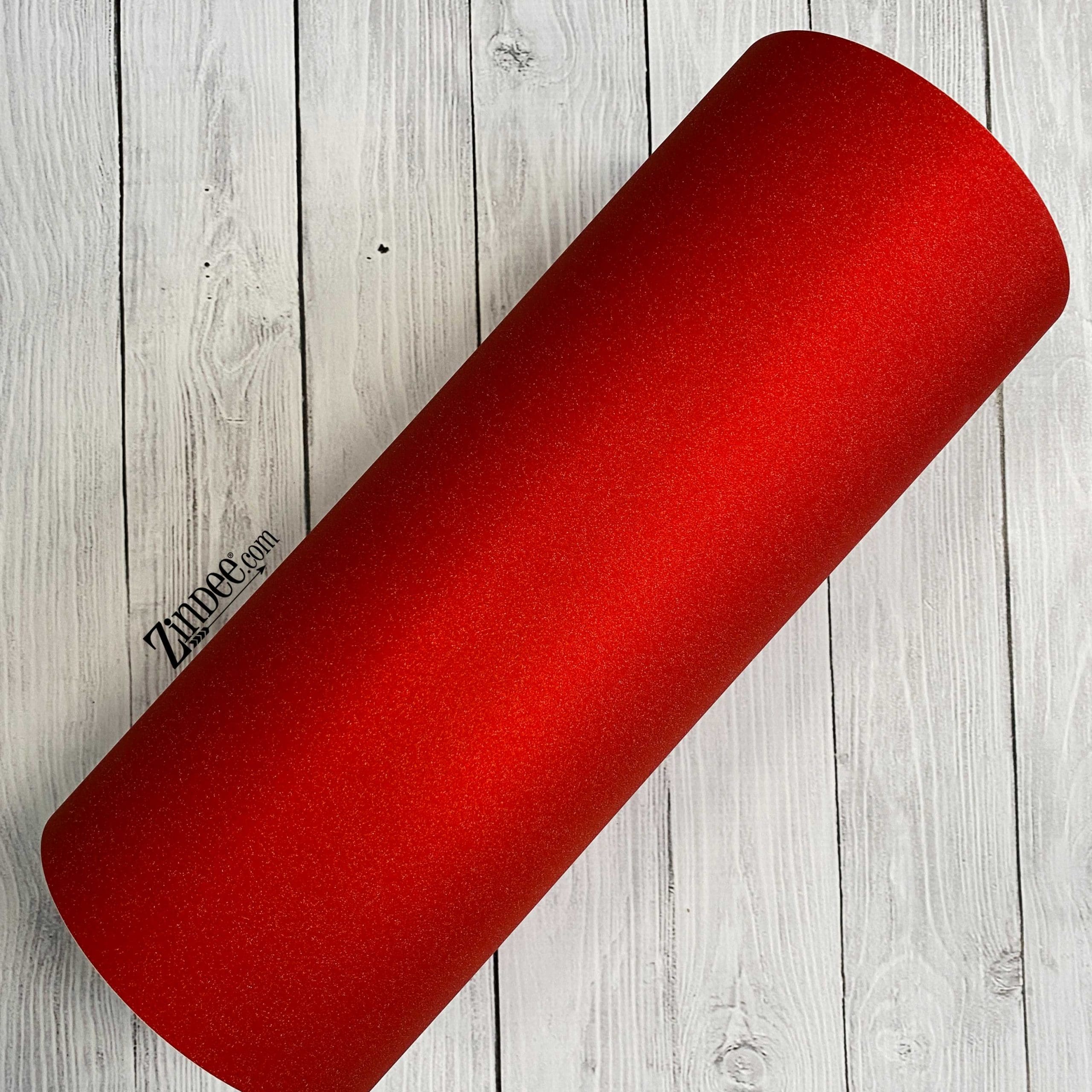 Crimson Textured Glitter Adhesive Vinyl