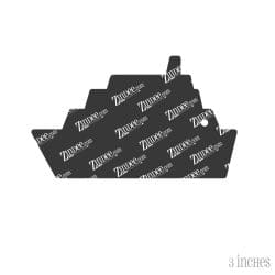 Alternative view of Cruise Ship – Acrylic Keychain Blank (3") | Optional Sticker or UV DTF