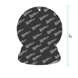 Alternative view of Crystal Ball/ Snow Globe – Acrylic Keychain Blank (3") | Optional Sticker or UV DTF
