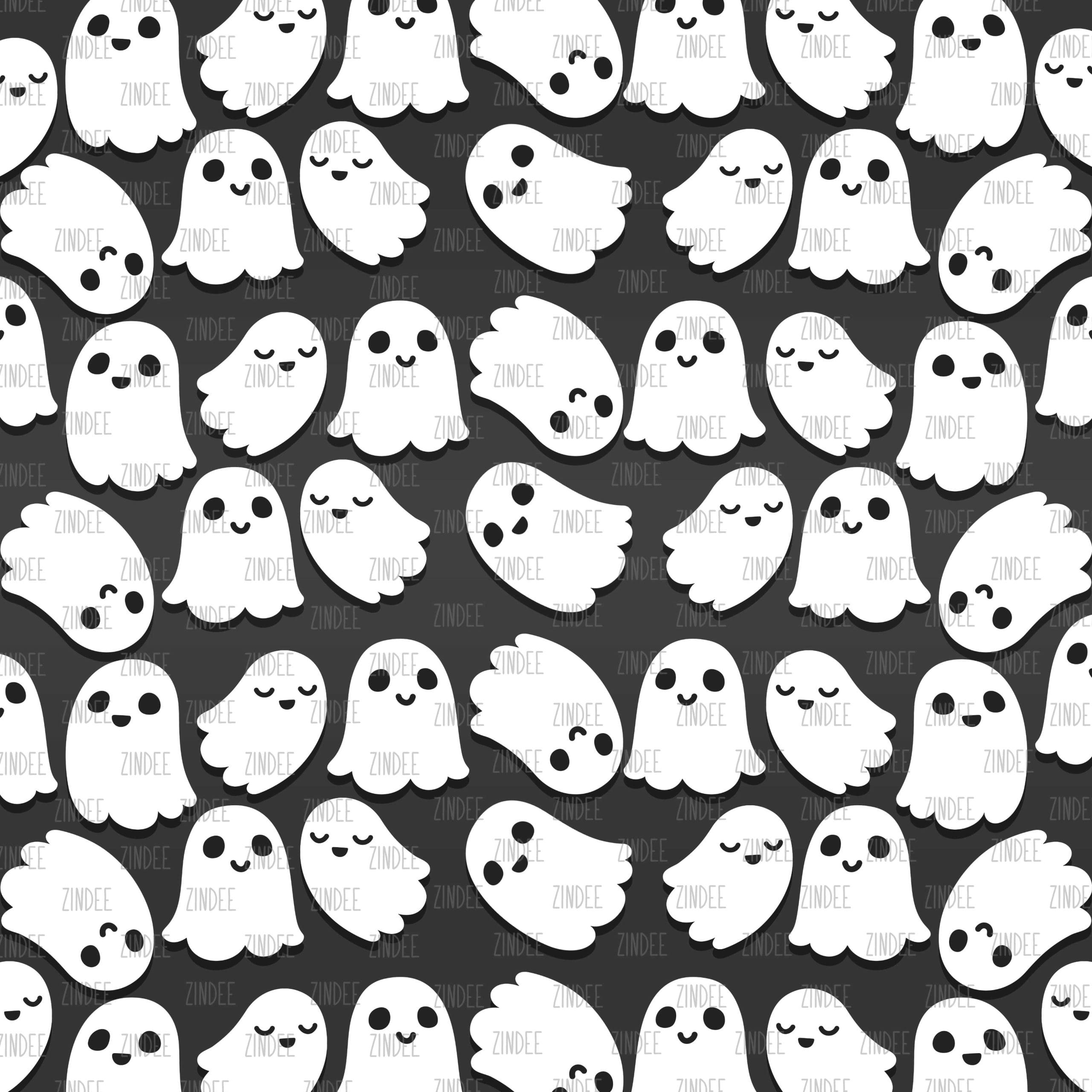 Cute Ghosts (digital paper)