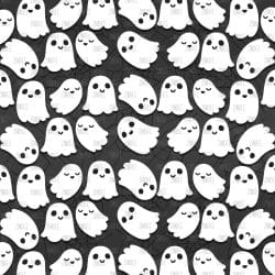 Cute Ghosts Spiderweb (digital paper)