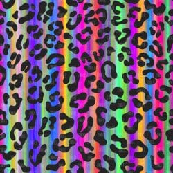 Dainty Rainbow Leopard Print seamless (vinyl)