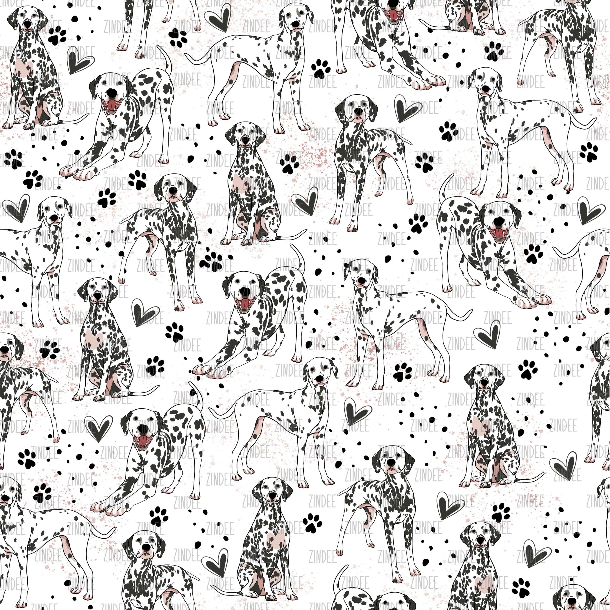 Dalmatians seamless (vinyl)