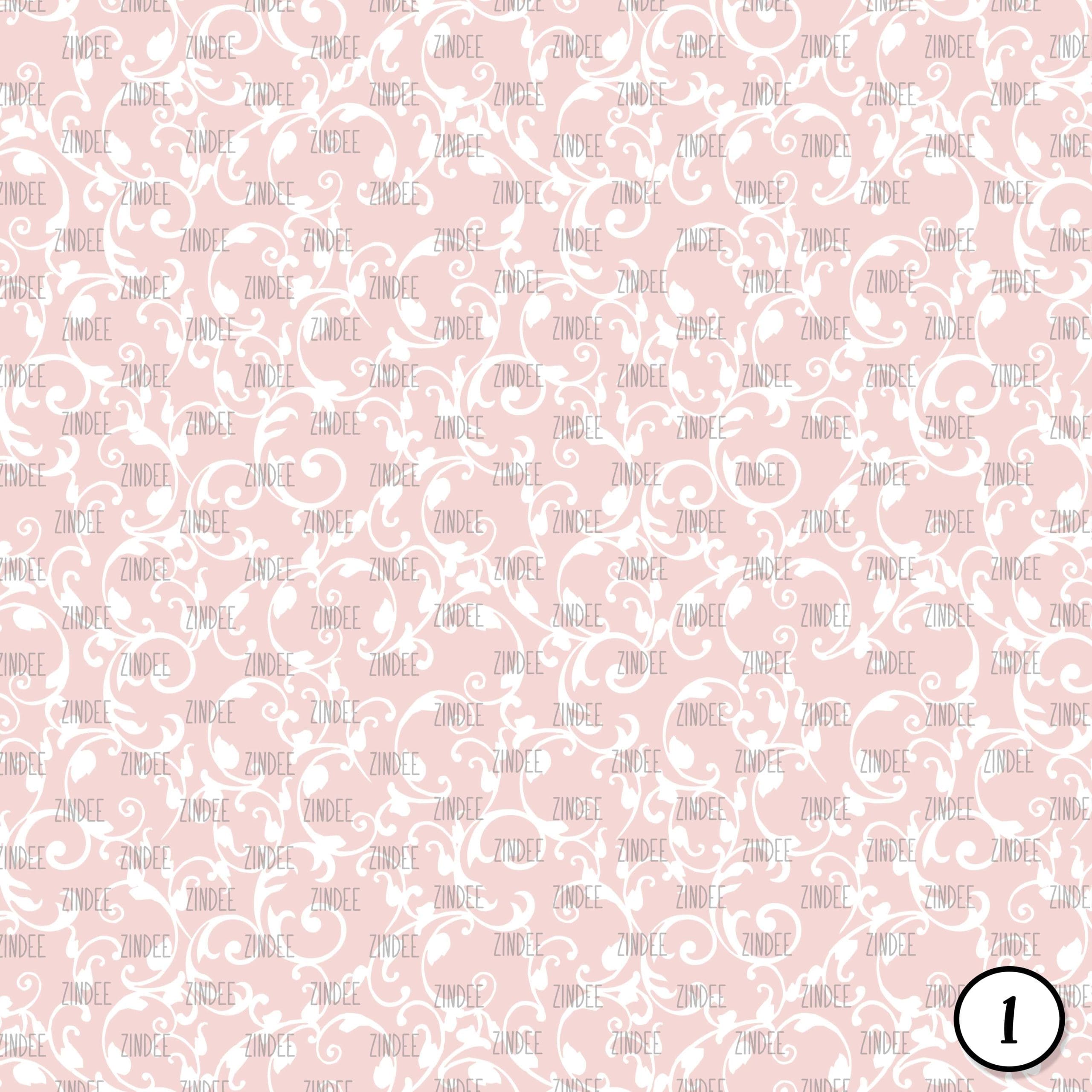 Alternative view of Damask Peach Grey (vinyl)