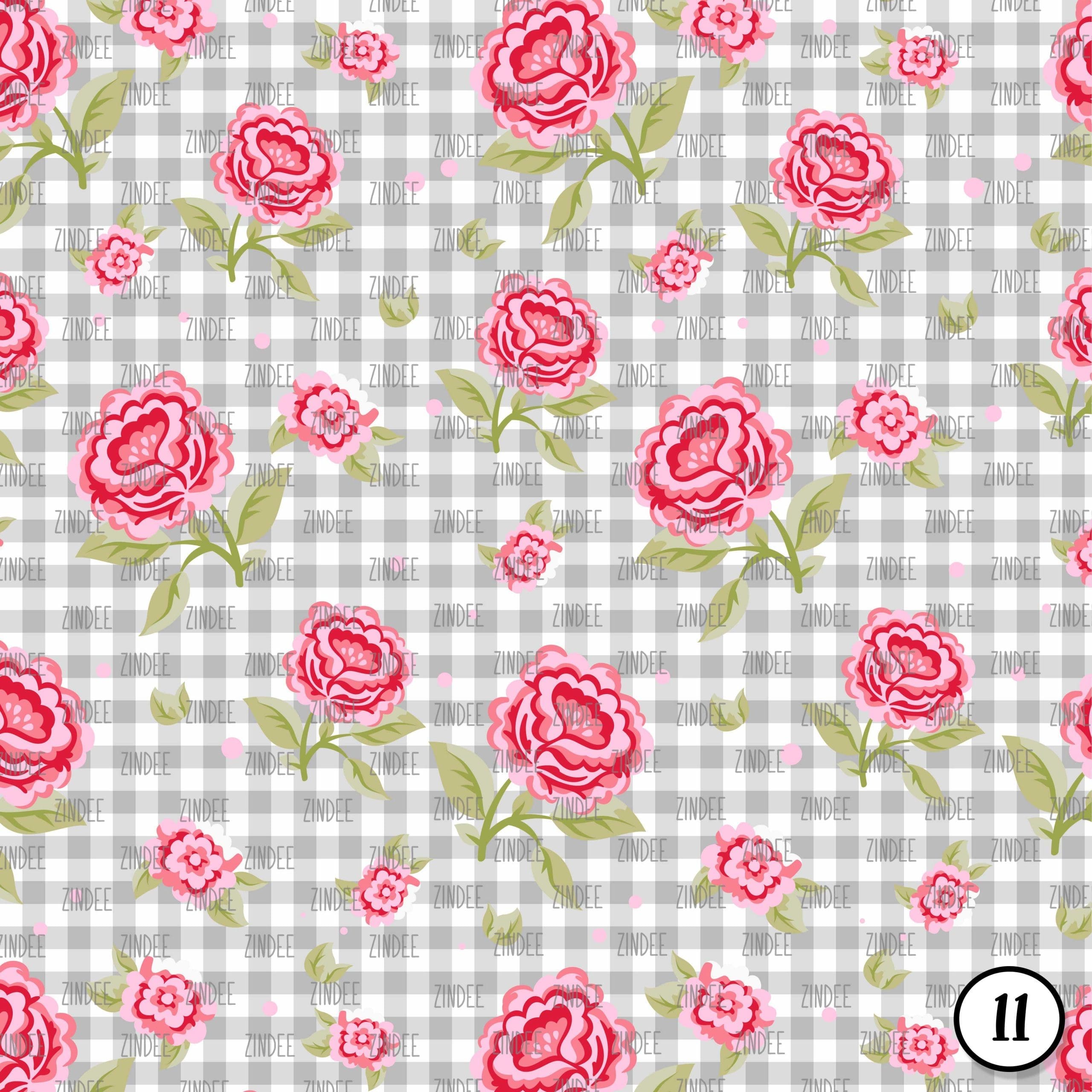 Dark Floral Shabby (vinyl) - Image 12