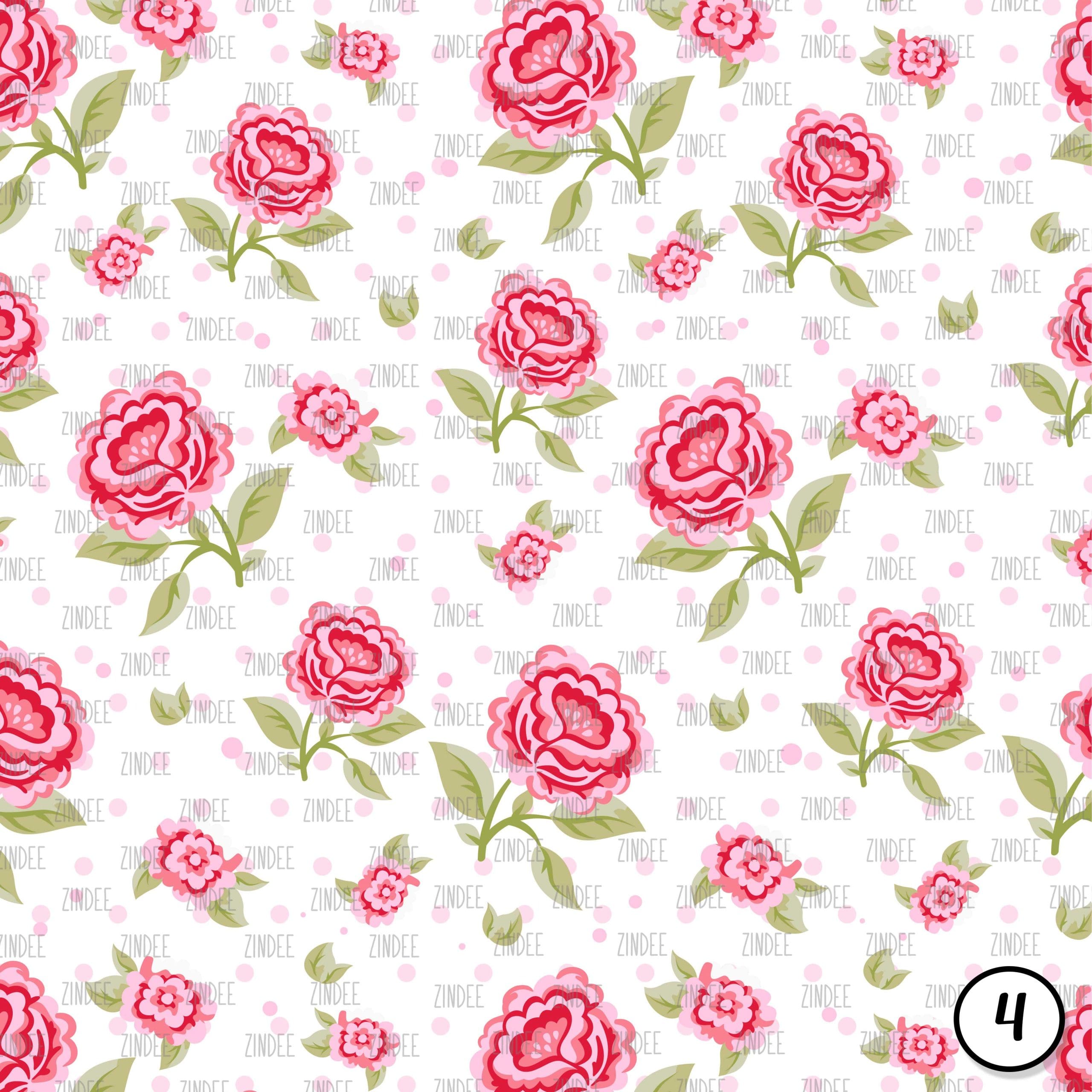 Dark Floral Shabby (vinyl) - Image 5