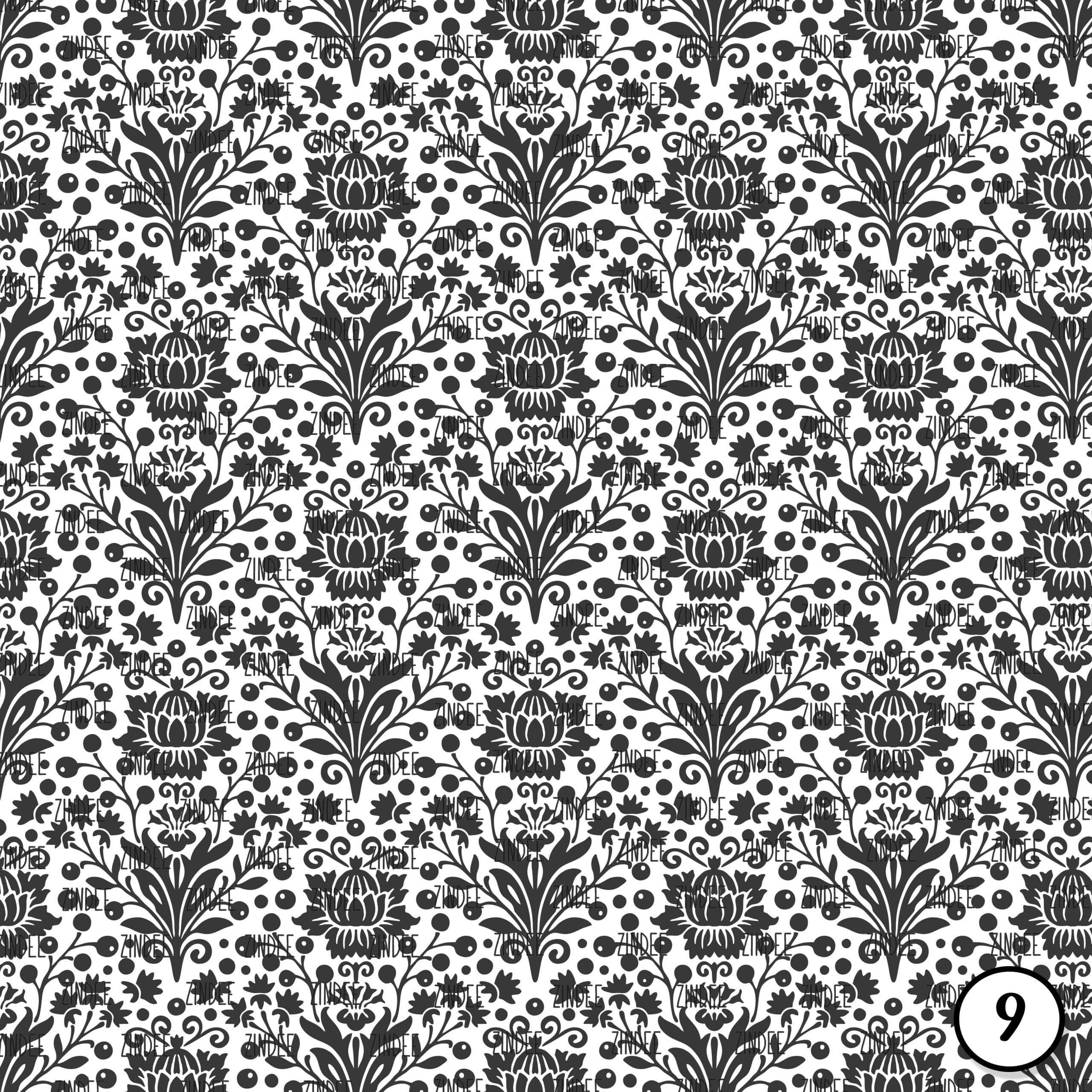 Dark Floral Shabby (vinyl) - Image 10