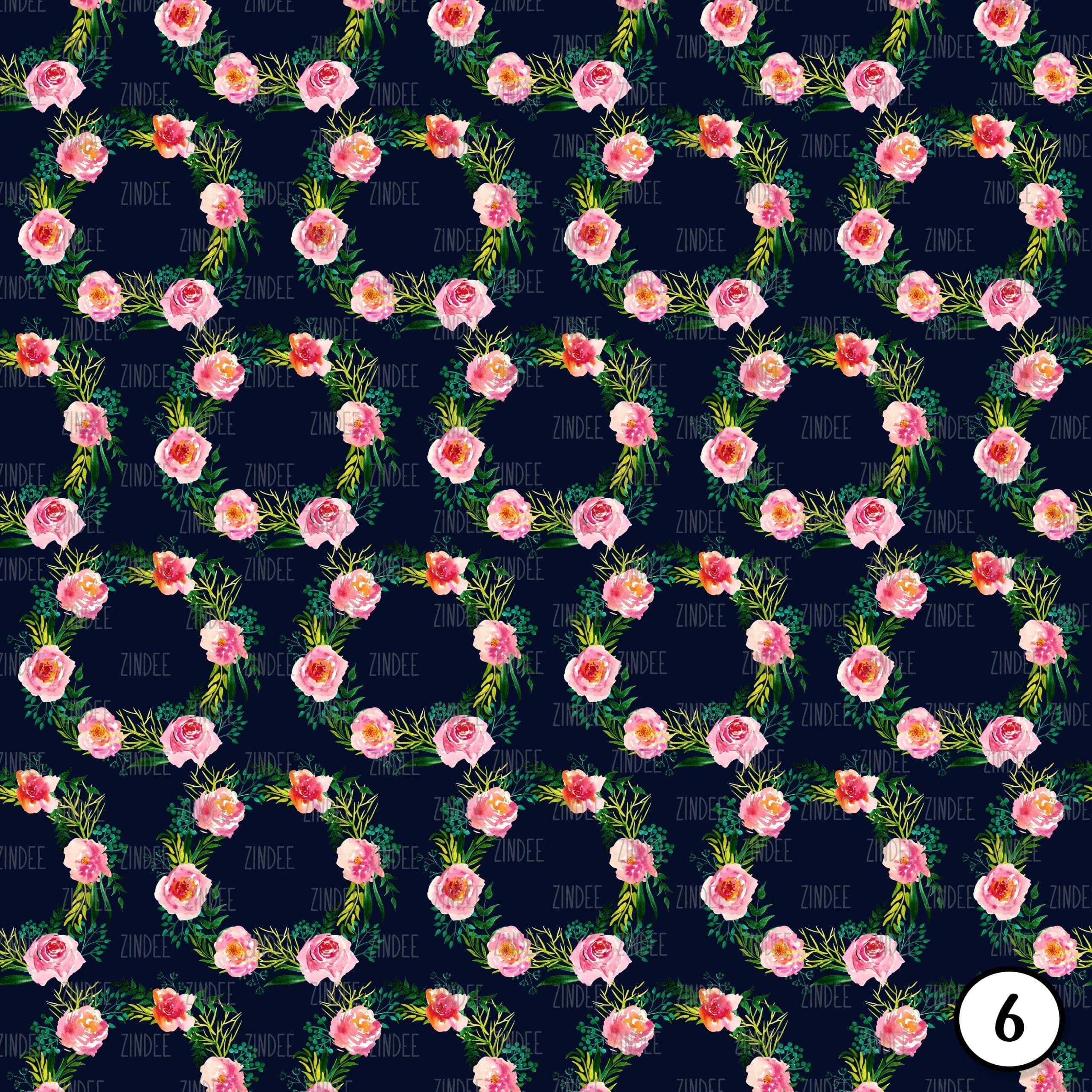 Deep Floral Watercolor (vinyl) - Image 7