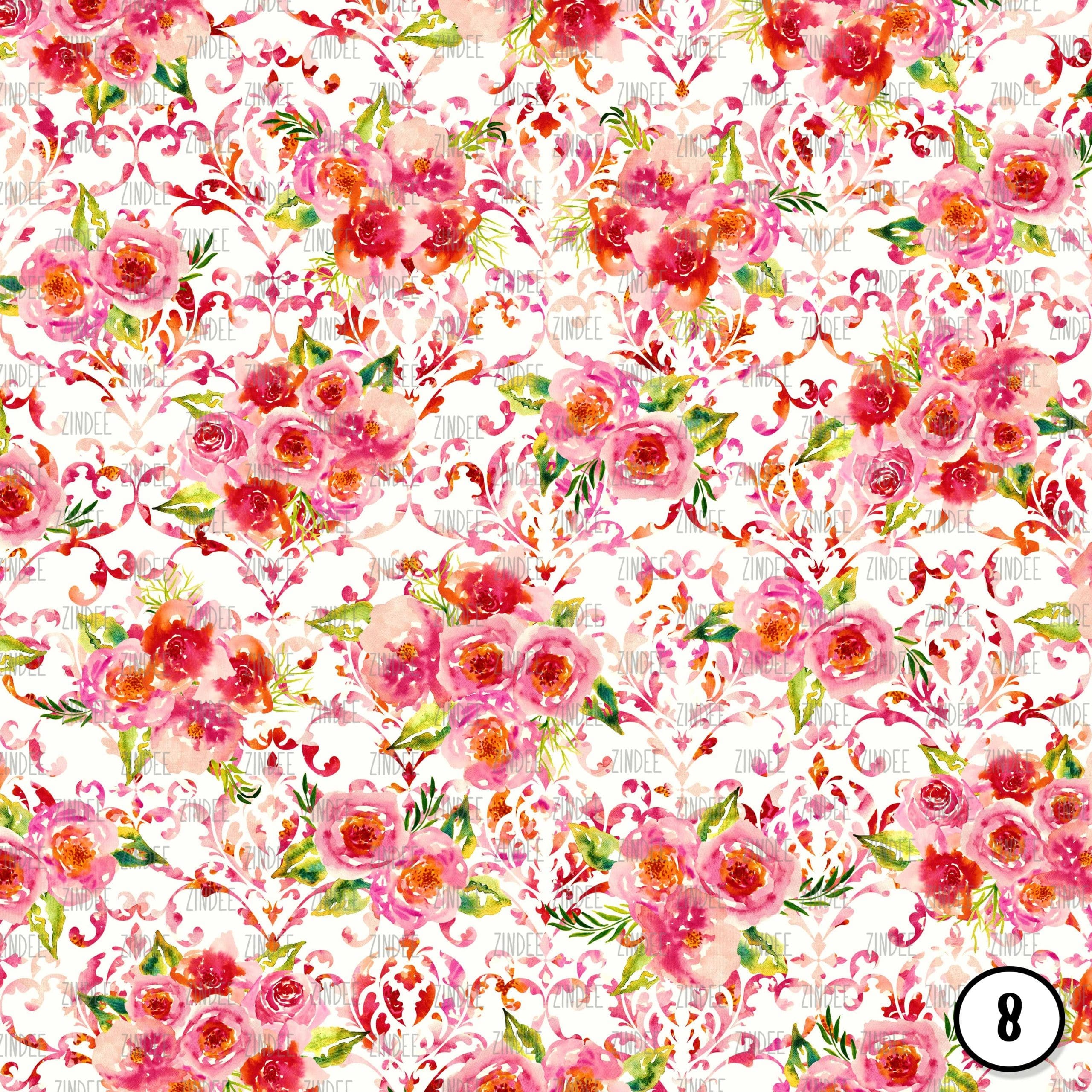 Deep Floral Watercolor (vinyl) - Image 9