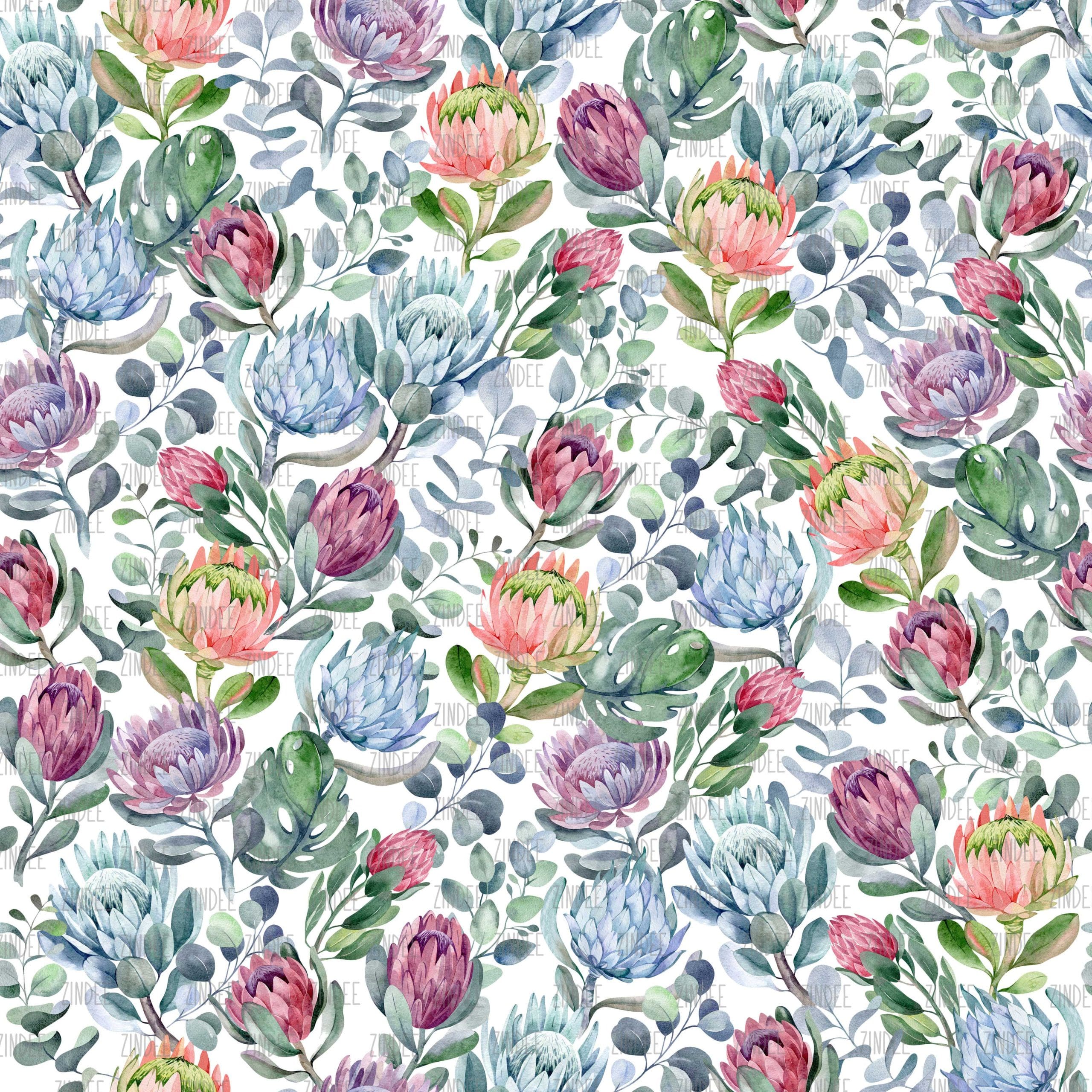 Desert Floral seamless (vinyl)