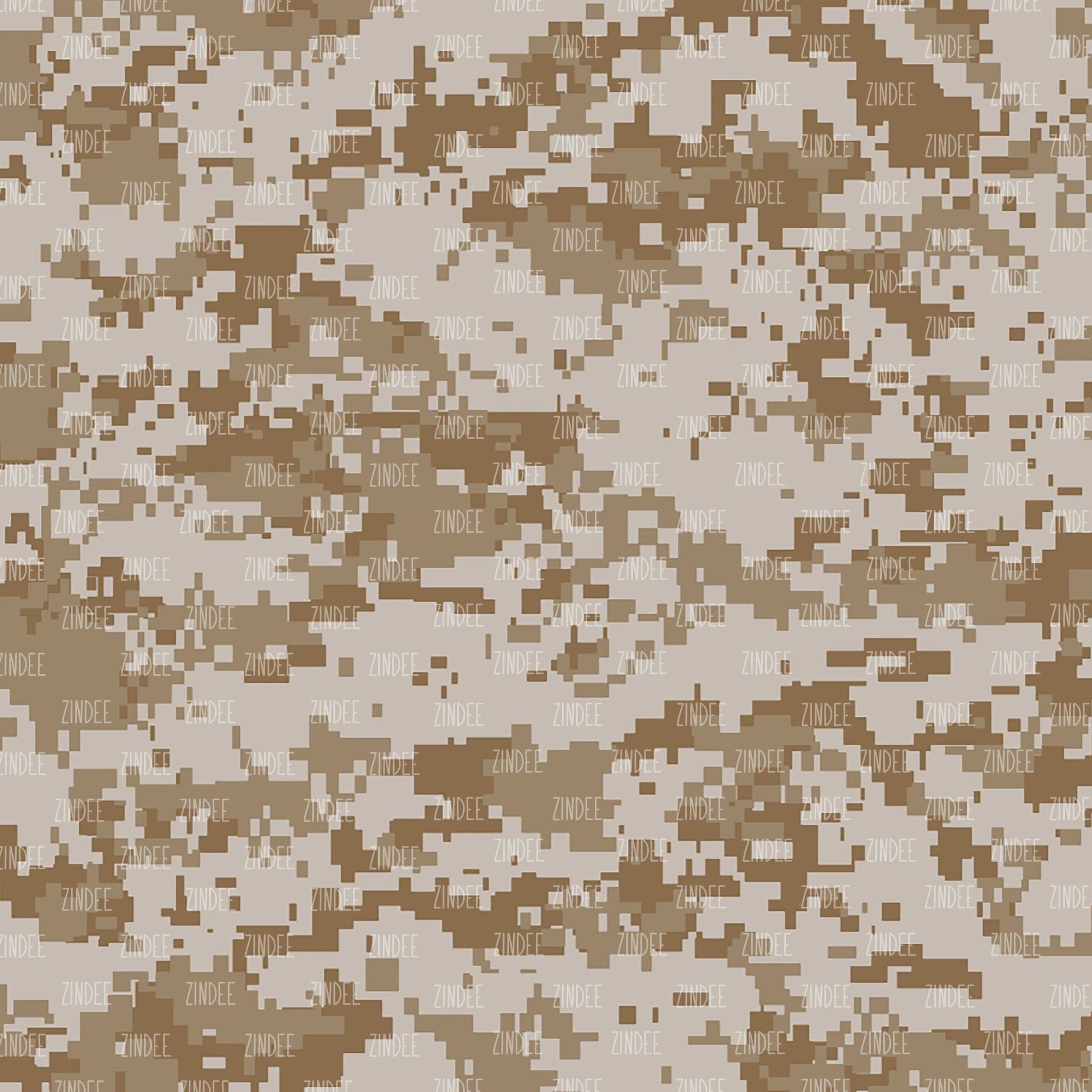 4 Black Camouflage Texture Tile (PNG Transparent)
