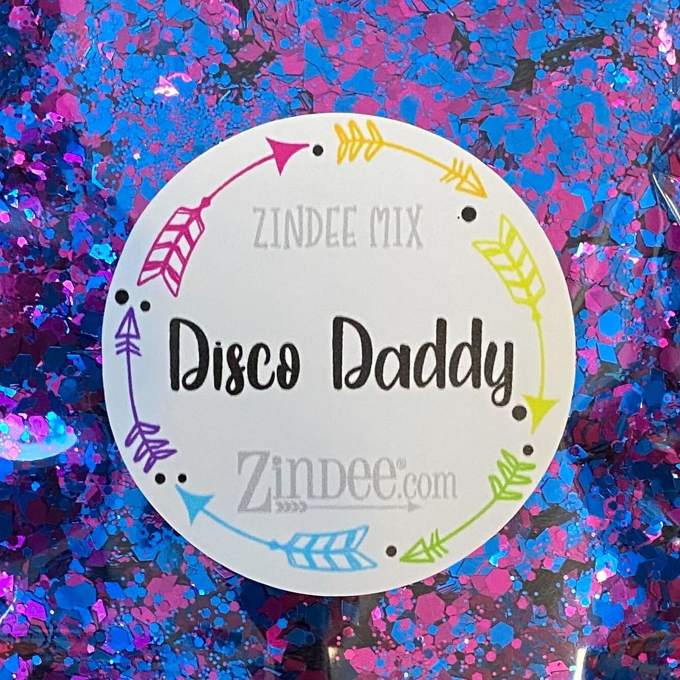 Disco Daddy Polyester Glitter (BAG) ZINDEE MIX