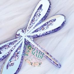 Dragonfly – Acrylic Keychain Blank (3") | Optional Sticker or UV DTF - Image 4