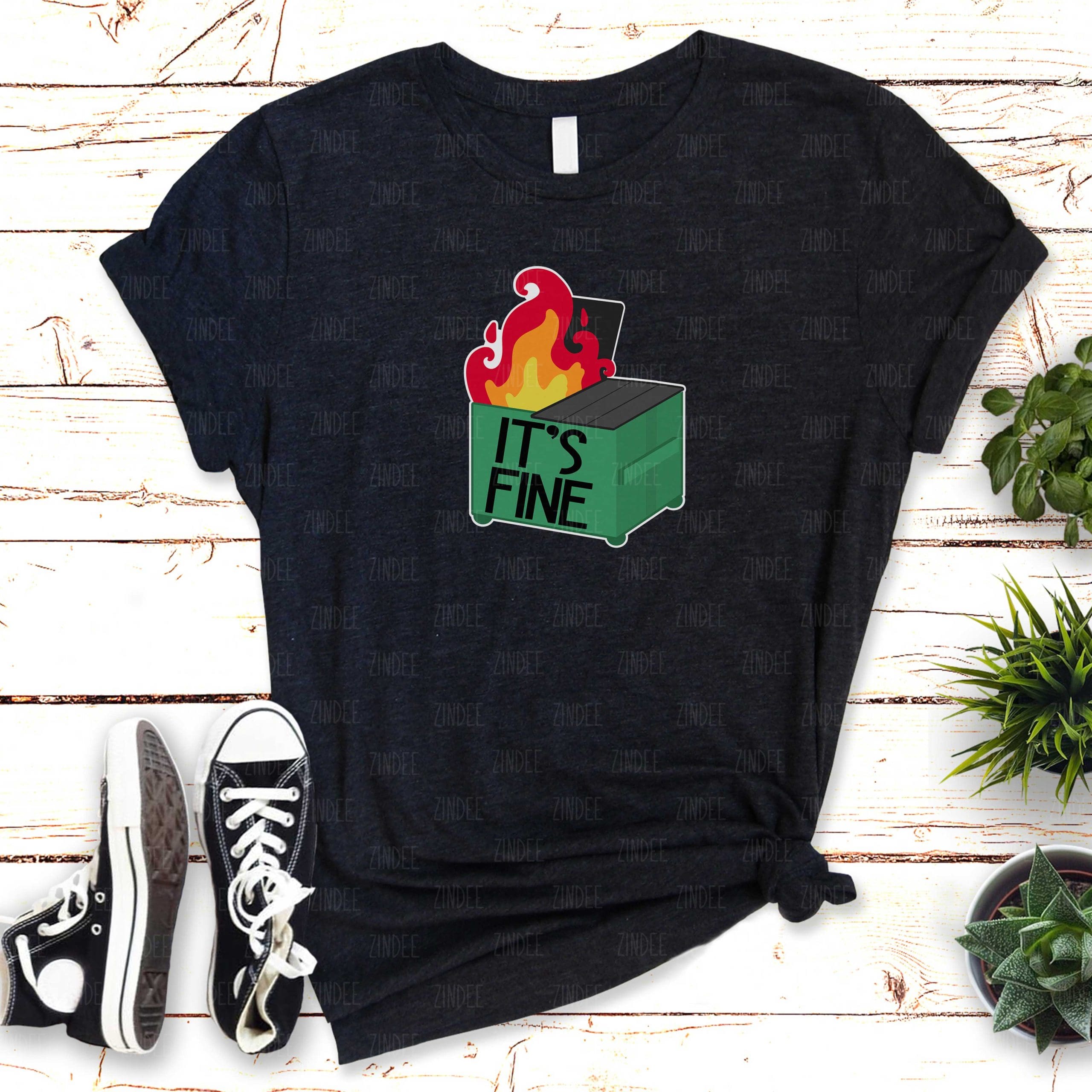 Dumpster Fire (HTV ready to press)