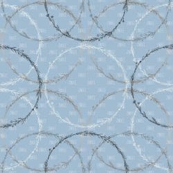 Dusty Blue Wildflower Wreaths seamless (digital paper)