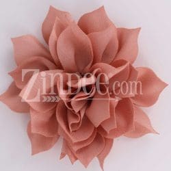 Dusty Rose Fabric Flower (3.5")