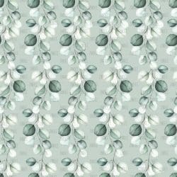 Eucalyptus and Vines Sage seamless (digital paper)