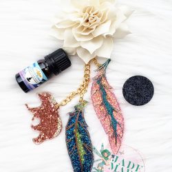 Alternative view of Feather acrylic blank (3 inch)