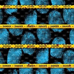 Fingerprint Crime Scene (digital paper)