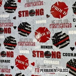 Alternative view of Firefighter Strong (vinyl)