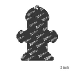 Alternative view of Fire Hydrant – Acrylic Keychain Blank (3") | Optional Sticker or UV DTF