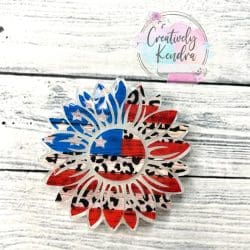 Alternative view of Flag Leopard Print (vinyl)