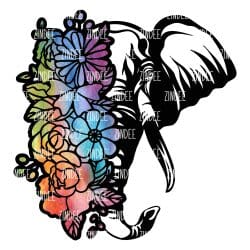 Floral Elephant (download)