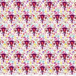 Floral Uterus seamless (Sublimation Sheet)