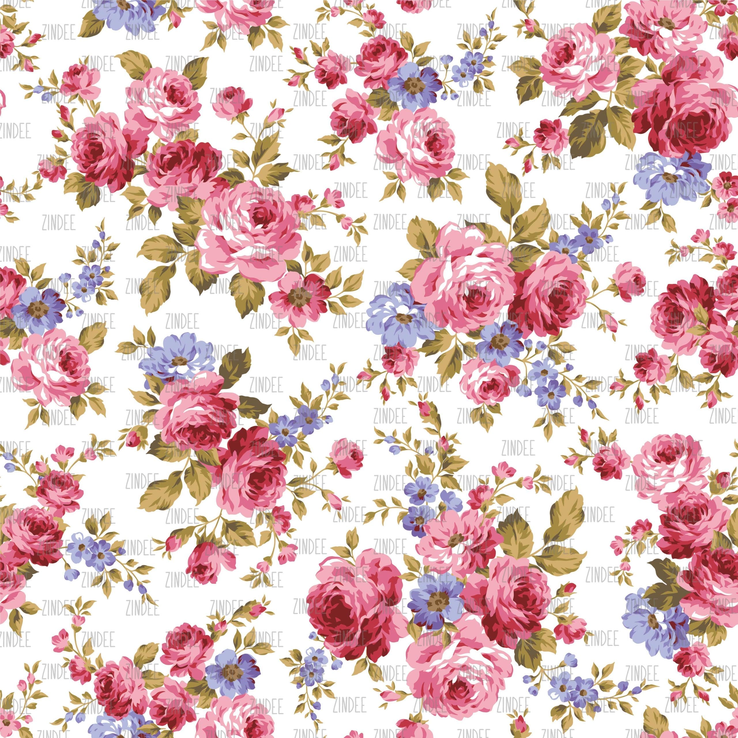 Floral z13 seamless (vinyl)