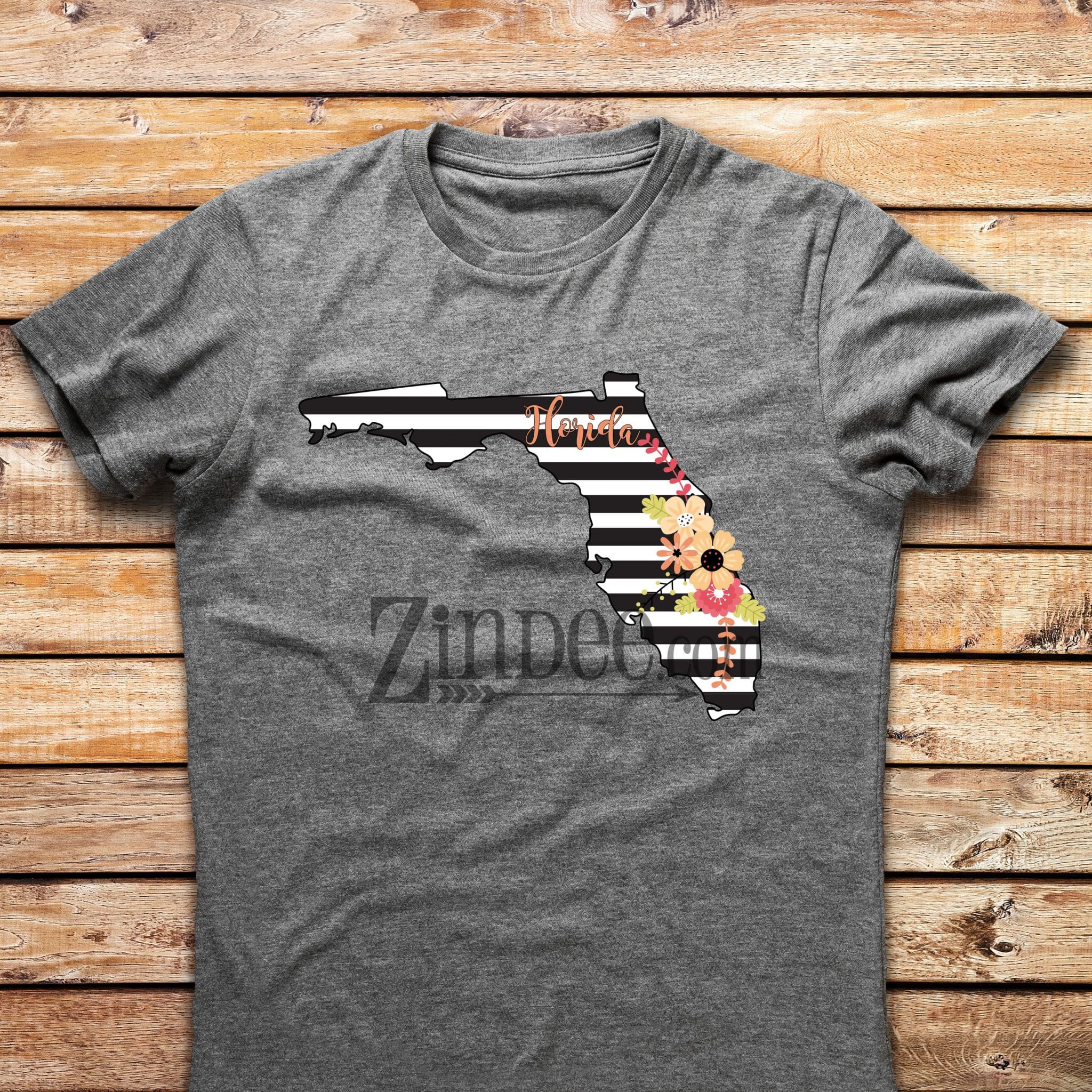 Alternative view of Black White Stripe Any State (HTV ready to press)