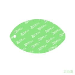 Alternative view of Football – Acrylic Keychain Blank (2") | Optional Sticker or UV DTF