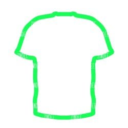 Football Jersey Shaker Piece (2 inch) - Image 2