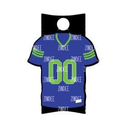 Alternative view of Football Jersey Tumbler Tag (Stanley 40 oz)