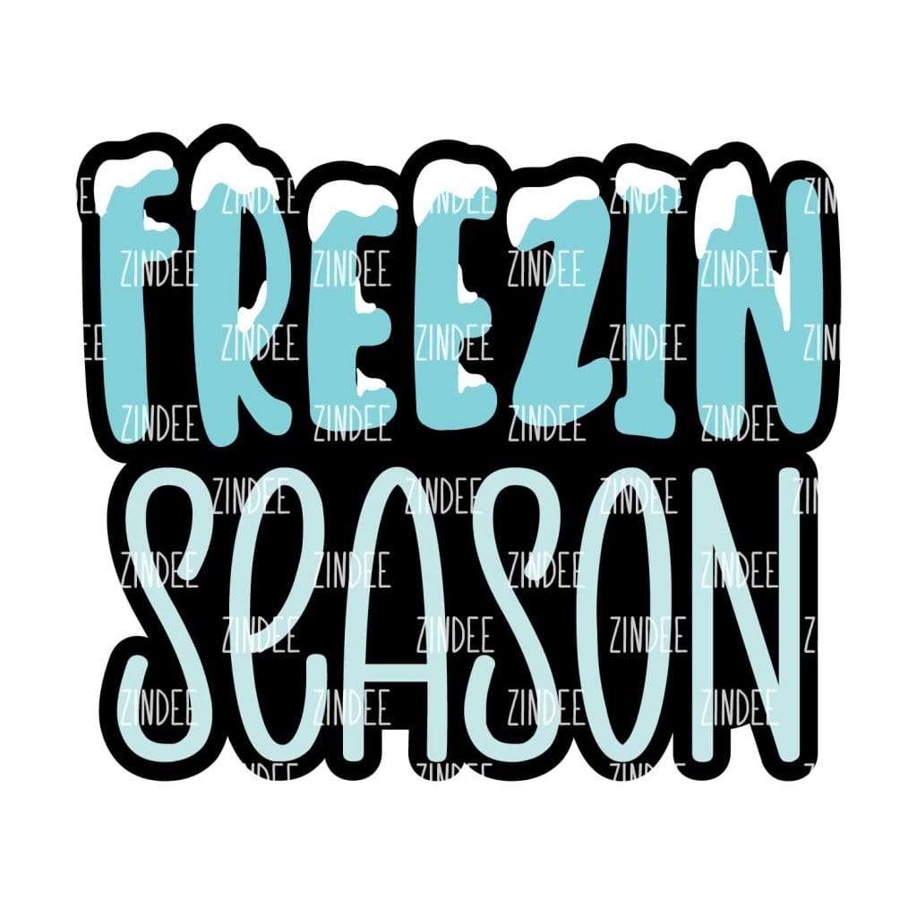 Freezin Season – Acrylic Badge Reel Blank (2″) No Hole | Optional ...