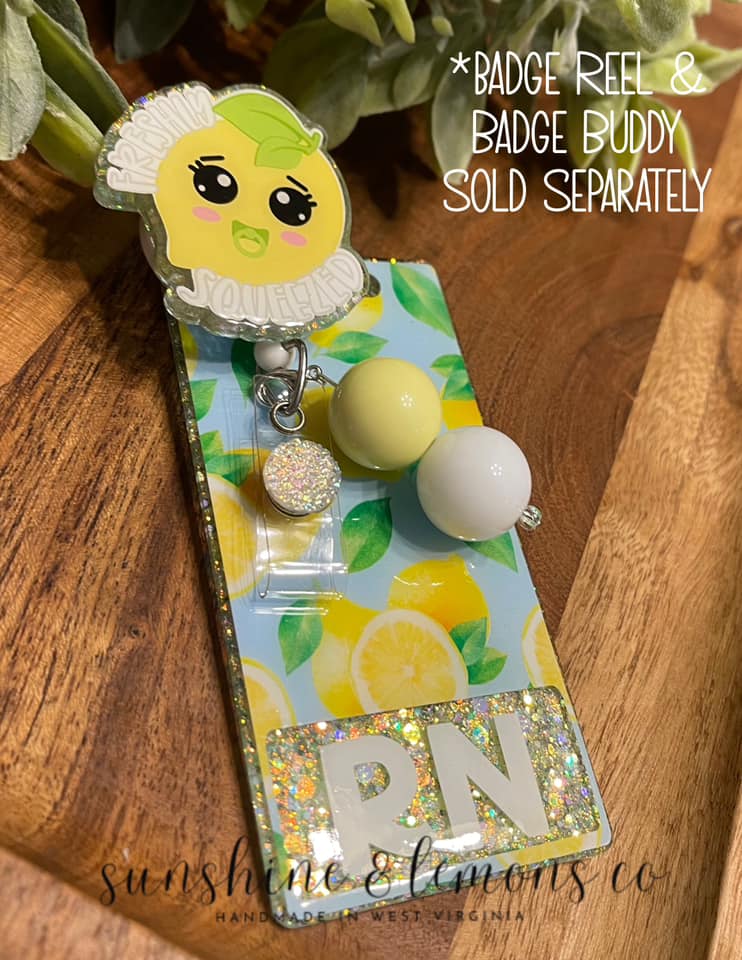 Freshly Squeezed Acrylic Blank- Sticker- UV DTF (2 inch) NO HOLE - Image 3