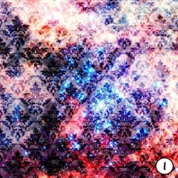 Alternative view of Galaxy Damask (vinyl)