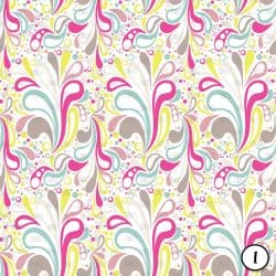 Alternative view of Geo Modern Pink Yellow (vinyl)