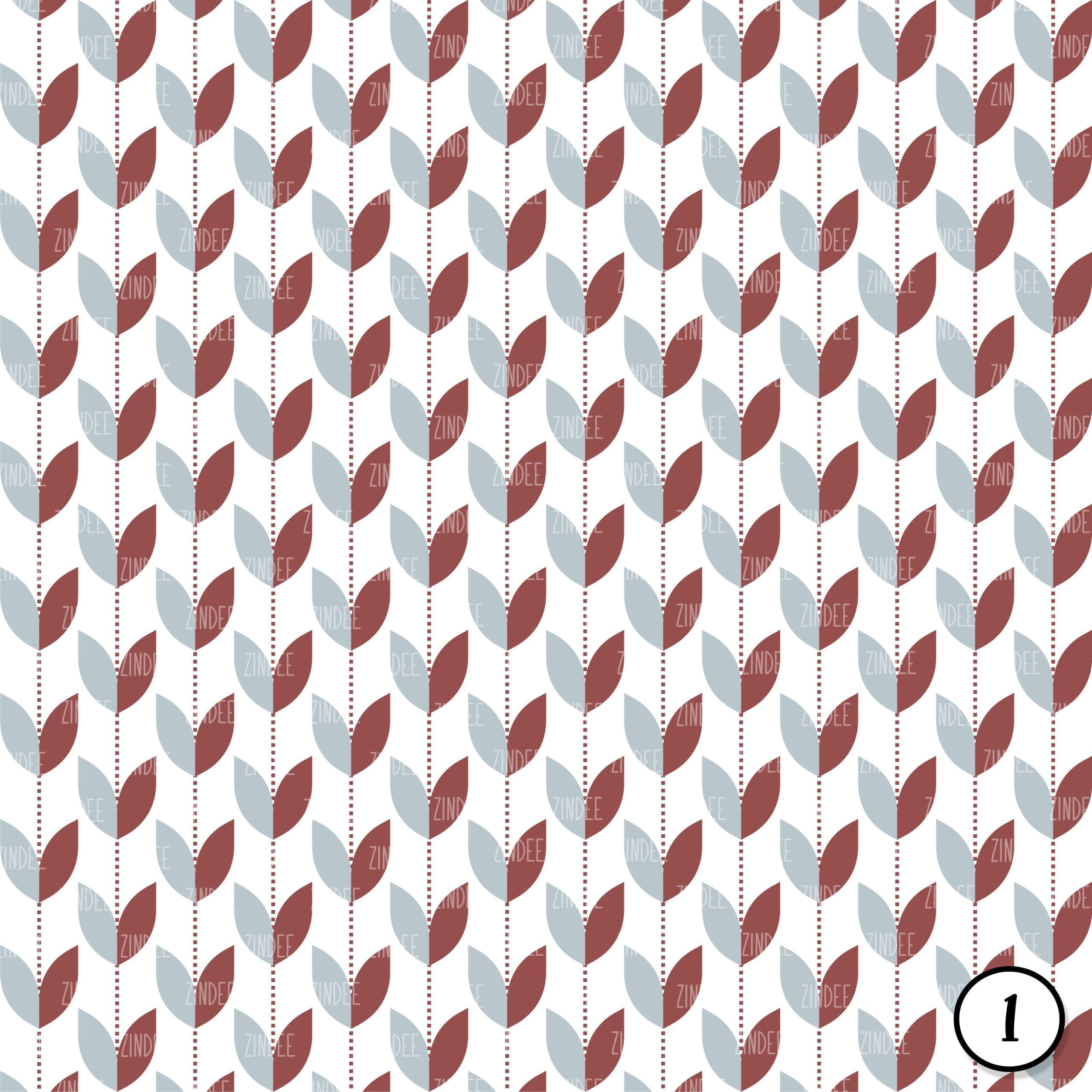 Alternative view of Geometric Flowers (vinyl)