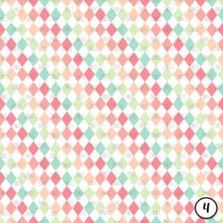 Geometric Peachy Mint Vinyl (vinyl) - Image 5