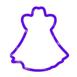 Ghost Cowboy Shaker Piece (2 inch) - Image 2