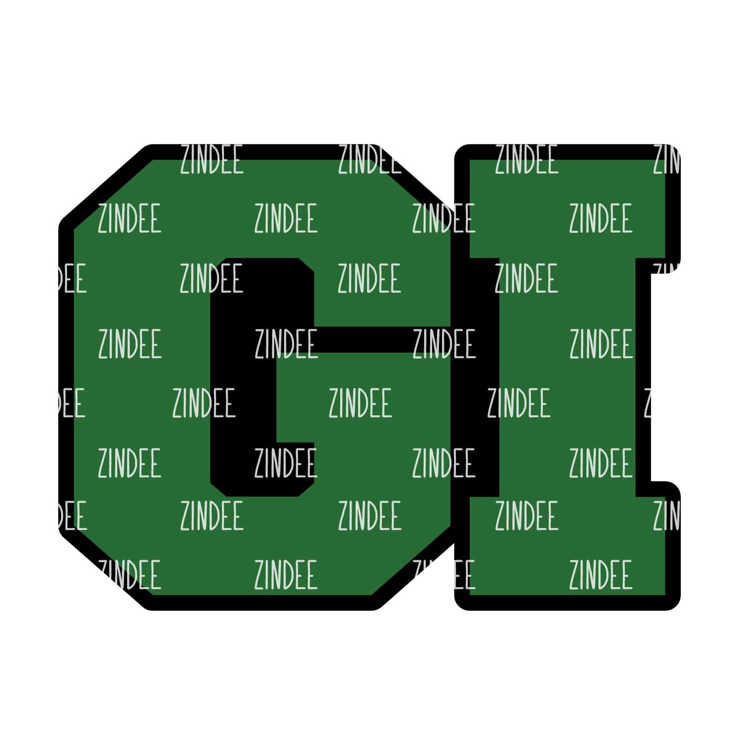 Alternative view of GI acrylic blank (2 inch) NO HOLE