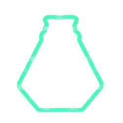Glass Potion Bottle Shaker Piece (2 inch) - Image 2