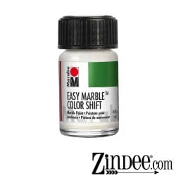 Glitter Green Red Gold Easy Marble Paint