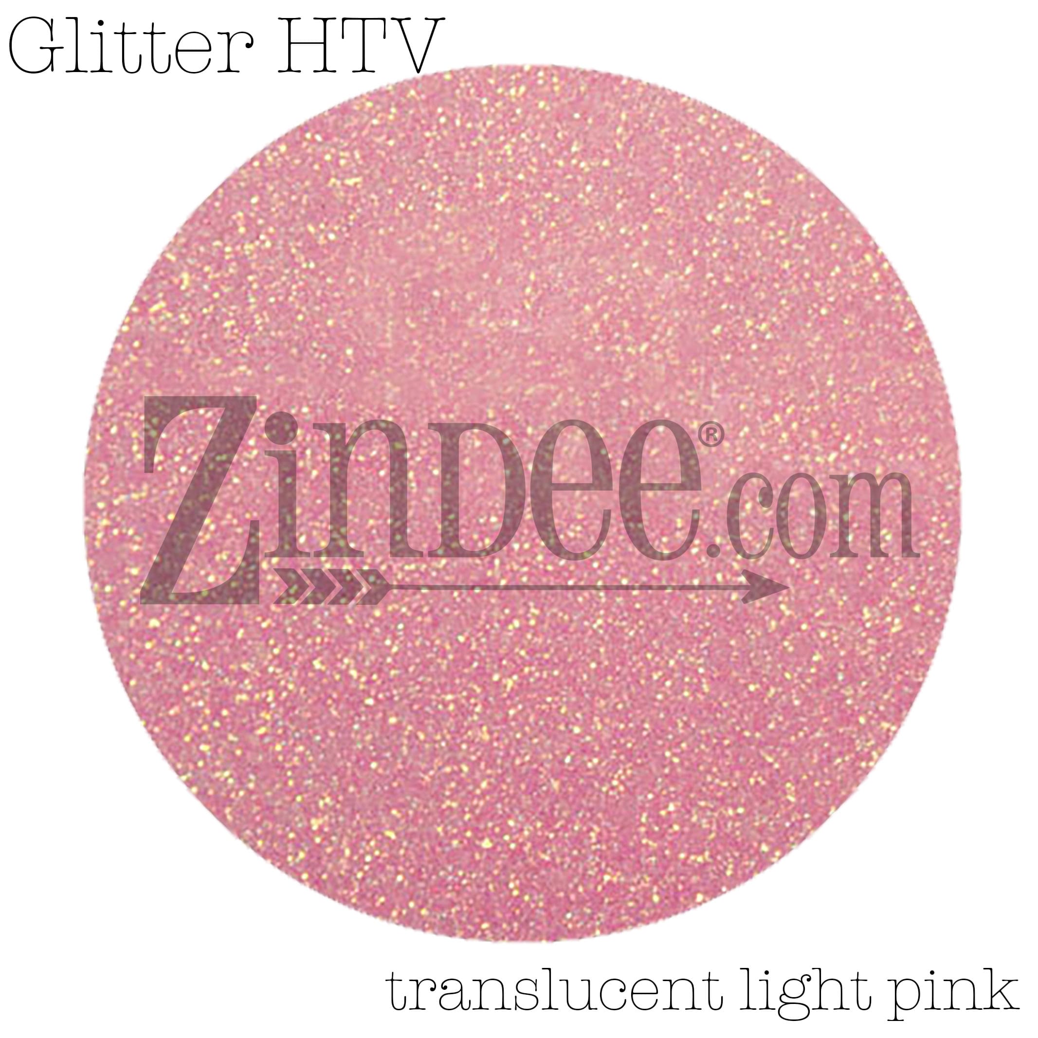 Siser Glitter (Translucent light pink) –